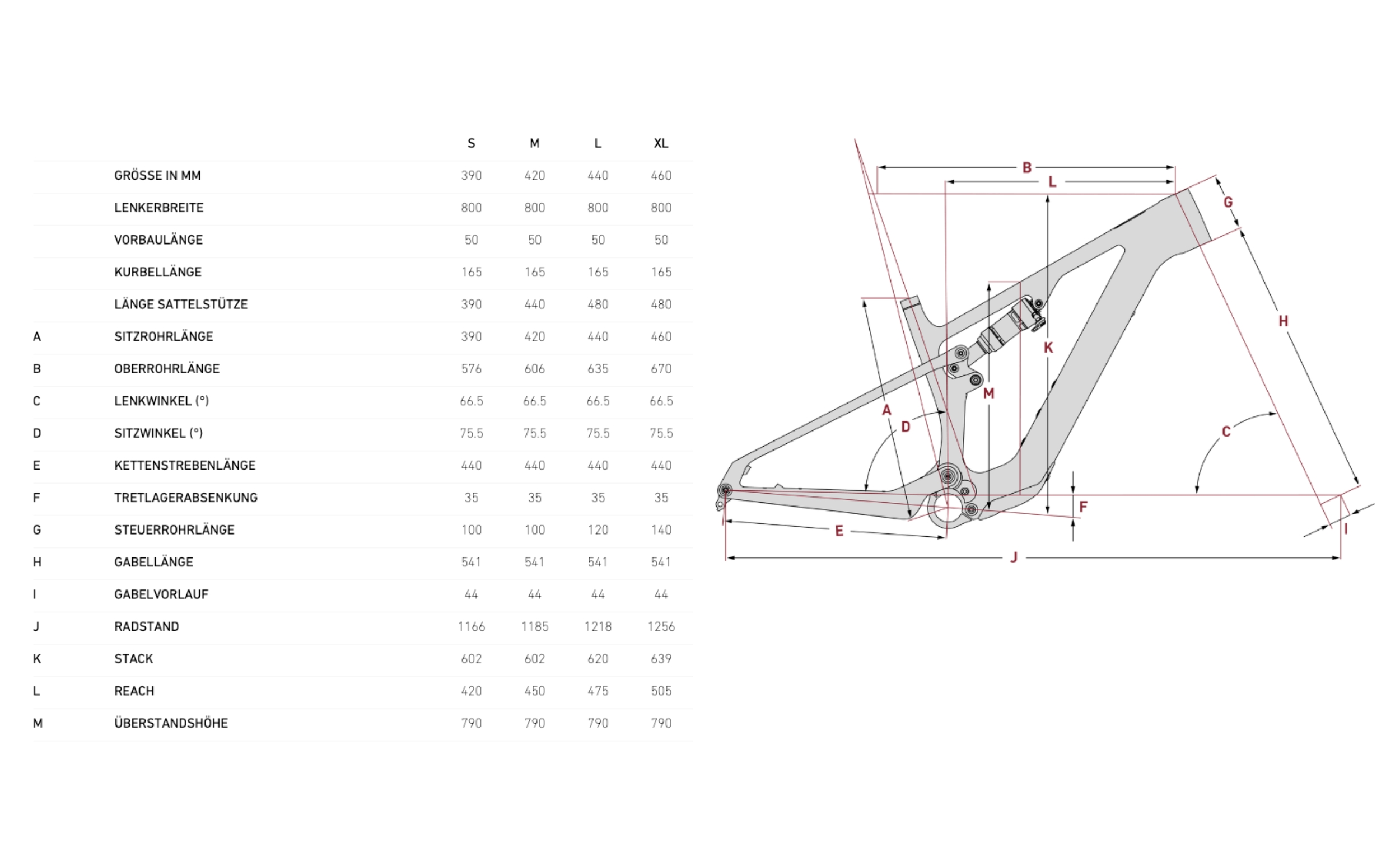 Focus Vam² SL 9.8 FAZUA Ride 60 430W 2024 Geometrie