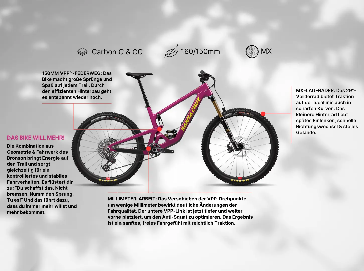 Santa Cruz Bronson 5 2025 Eigenschaften