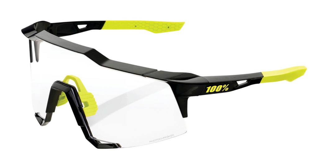 100% Speedcraft - Photochromic Clear/Smoke, gloss black