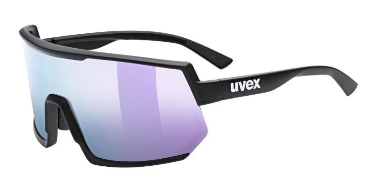 Uvex Sportstyle 235 MTB Brille black matt/mirror lavender